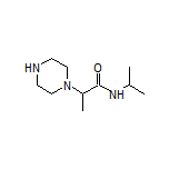 N-Isopropyl-2-(1-piperazinyl)propanamide