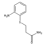 3-[(2-aminophenyl)sulfanyl]propanamide