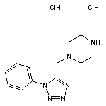 1-[(1-phenyl-1H-1,2,3,4-tetrazol-5-yl)methyl]piperazine dihydrochloride