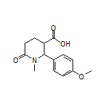 2-(4-Methoxyphenyl)-1-methyl-6-oxopiperidine-3-carboxylic Acid