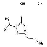 2-(2-aminoethyl)-4-methyl-1,3-thiazole-5-carboxylic acid dihydrochloride