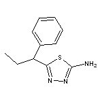 5-(1-phenylpropyl)-1,3,4-thiadiazol-2-amine