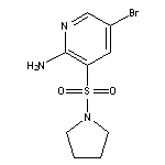 5-bromo-3-(pyrrolidine-1-sulfonyl)pyridin-2-amine