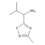 2-methyl-1-(3-methyl-1,2,4-oxadiazol-5-yl)propan-1-amine