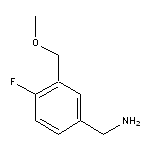 [4-fluoro-3-(methoxymethyl)phenyl]methanamine