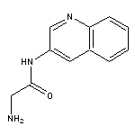 2-amino-N-(quinolin-3-yl)acetamide