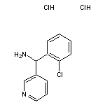 (2-chlorophenyl)(pyridin-3-yl)methanamine dihydrochloride