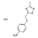 4-[(3-methyl-1,2,4-oxadiazol-5-yl)methoxy]aniline hydrochloride