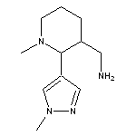 [1-methyl-2-(1-methyl-1H-pyrazol-4-yl)piperidin-3-yl]methanamine