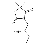 3-(2-aminobutyl)-5,5-dimethylimidazolidine-2,4-dione