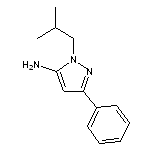 1-isobutyl-3-phenyl-1H-pyrazol-5-amine