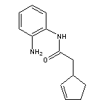 N-(2-aminophenyl)-2-(cyclopent-2-en-1-yl)acetamide