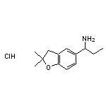 1-(2,2-dimethyl-2,3-dihydro-1-benzofuran-5-yl)propan-1-amine hydrochloride