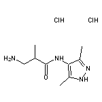 3-amino-N-(3,5-dimethyl-1H-pyrazol-4-yl)-2-methylpropanamide dihydrochloride