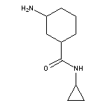 3-amino-N-cyclopropylcyclohexane-1-carboxamide