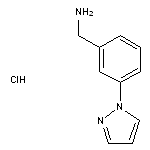 [3-(1H-pyrazol-1-yl)phenyl]methanamine hydrochloride