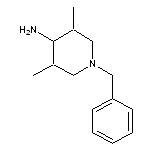 1-benzyl-3,5-dimethylpiperidin-4-amine