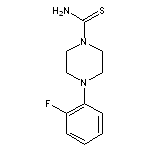 4-(2-fluorophenyl)piperazine-1-carbothioamide