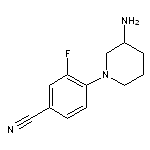 4-(3-aminopiperidin-1-yl)-3-fluorobenzonitrile