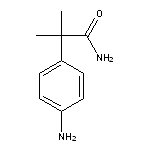 2-(4-aminophenyl)-2-methylpropanamide