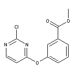 methyl 3-[(2-chloropyrimidin-4-yl)oxy]benzoate