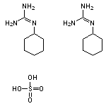 bis(2-cyclohexylguanidine), sulfuric acid