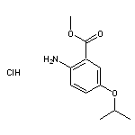 methyl 2-amino-5-(propan-2-yloxy)benzoate hydrochloride