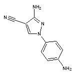 3-amino-1-(4-aminophenyl)-1H-pyrazole-4-carbonitrile