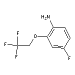 4-fluoro-2-(2,2,2-trifluoroethoxy)aniline