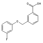 3-(3-fluorophenoxymethyl)benzoic acid