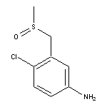 4-chloro-3-(methanesulfinylmethyl)aniline