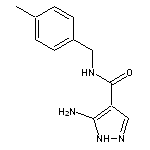 5-amino-N-(4-methylbenzyl)-1H-pyrazole-4-carboxamide