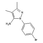 1-(4-bromophenyl)-3,4-dimethyl-1H-pyrazol-5-amine