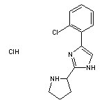 4-(2-chlorophenyl)-2-(pyrrolidin-2-yl)-1H-imidazole hydrochloride