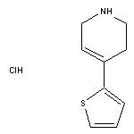 4-(thiophen-2-yl)-1,2,3,6-tetrahydropyridine hydrochloride