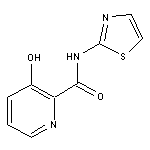 3-hydroxy-N-1,3-thiazol-2-ylpyridine-2-carboxamide