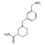 1-{[3-(aminomethyl)phenyl]methyl}piperidine-3-carboxamide