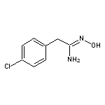 2-(4-Chlorophenyl)-N’-hydroxyacetimidamide