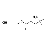 methyl 4-amino-4-methylpentanoate hydrochloride