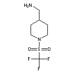 [1-(trifluoromethane)sulfonylpiperidin-4-yl]methanamine