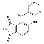 5-[(3-aminopyridin-2-yl)amino]-2,3-dihydro-1H-isoindole-1,3-dione