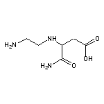 3-[(2-aminoethyl)amino]-3-carbamoylpropanoic acid