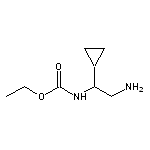 ethyl N-(2-amino-1-cyclopropylethyl)carbamate