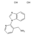 [2-(1H-1,3-benzodiazol-1-yl)pyridin-3-yl]methanamine dihydrochloride