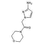 2-(3-amino-1H-pyrazol-1-yl)-1-(morpholin-4-yl)ethan-1-one