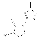 3-amino-1-(1-methyl-1H-pyrazol-3-yl)pyrrolidin-2-one