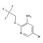 5-bromo-2-(2,2,2-trifluoroethoxy)pyridin-3-amine