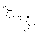 4-(2-amino-1,3-thiazol-4-yl)-5-methylfuran-2-carboxamide