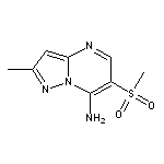 6-methanesulfonyl-2-methylpyrazolo[1,5-a]pyrimidin-7-amine