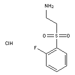 2-[(2-fluorobenzene)sulfonyl]ethan-1-amine hydrochloride